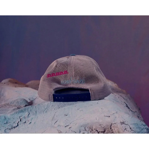 Lost Daze Spiral Trucker Hat in Sky Grey Cream One Size New Mens Snapback Cap - Picture 12 of 14